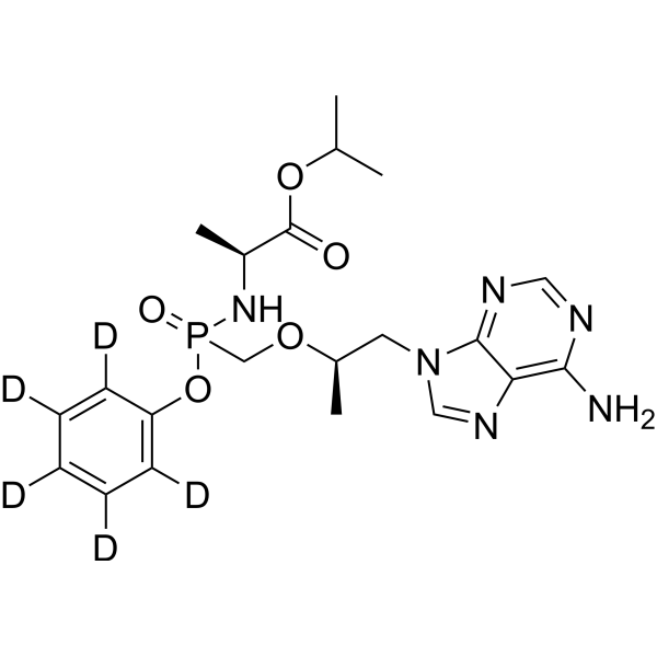 (Rac)-Tenofovir alafenamide-d5 ((Rac)-GS-7340-d5)